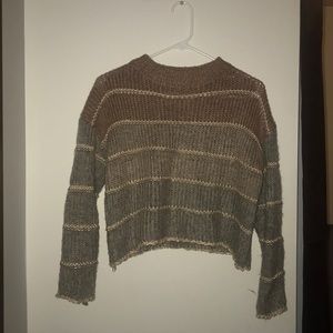 Brown and Tan sweater